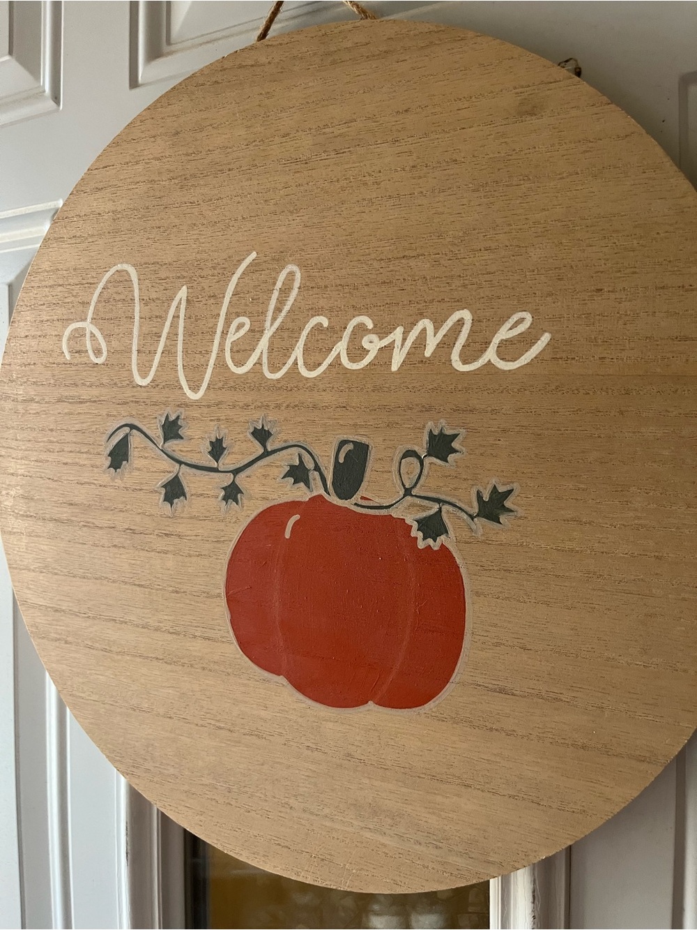Handmade Fall Welcome Door Sign Home Decor
